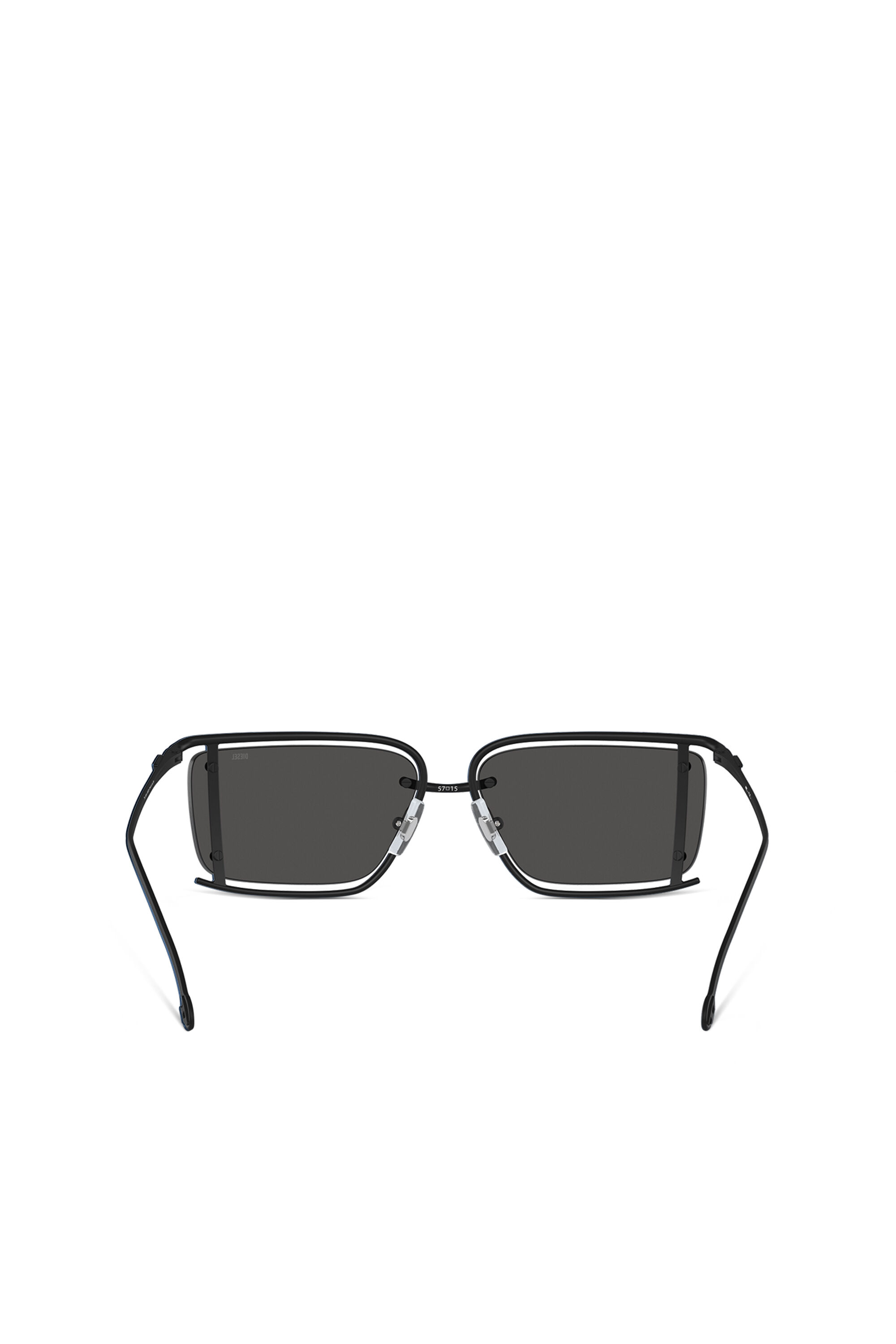 Diesel - 0DL1002, Unisex's Rectangle sunglasses in Black - 3